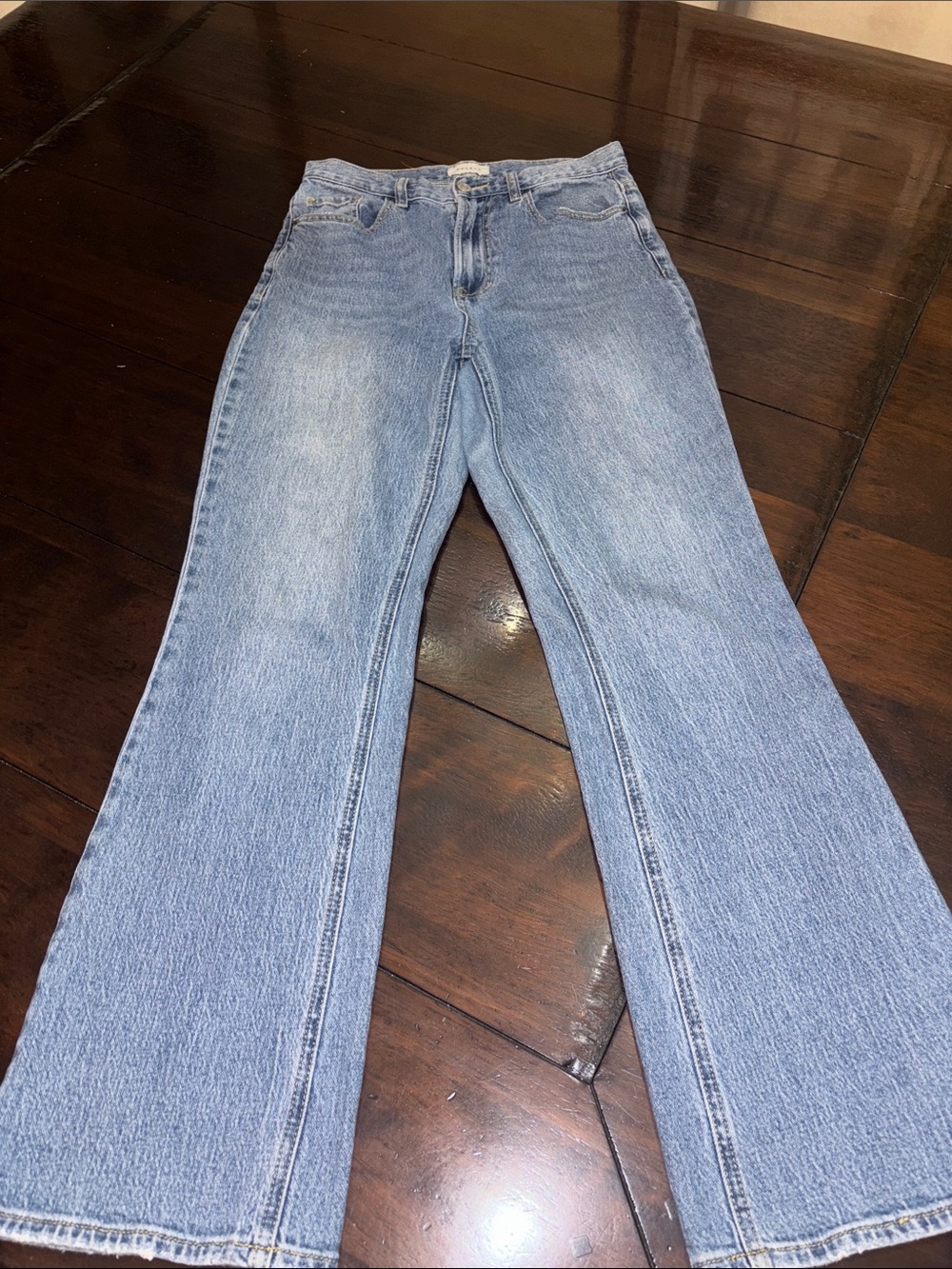 PacSun Light Wash Blue Denim High-Rise Bootcut Jeans EUC